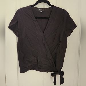 Fortune+Ivy Black Blouse